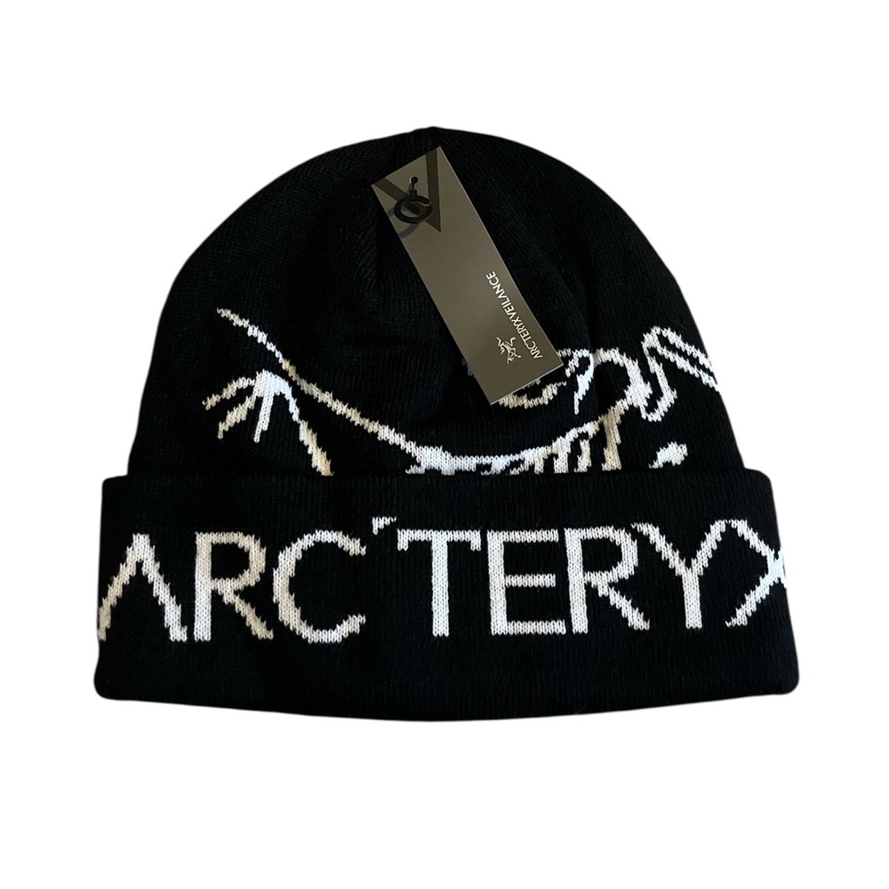 Arc'teryx Bird Cuffed Black & White Beanie